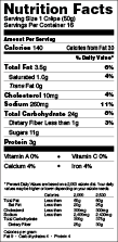 Organic Belgian-Style Crêpes - Nutrition Facts