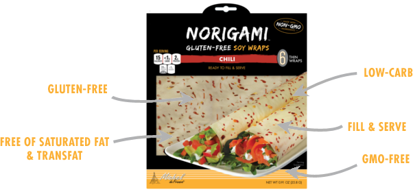 Norigami Soy Wraps Chili