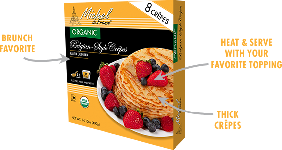 Organic Belgian-Style Crêpes