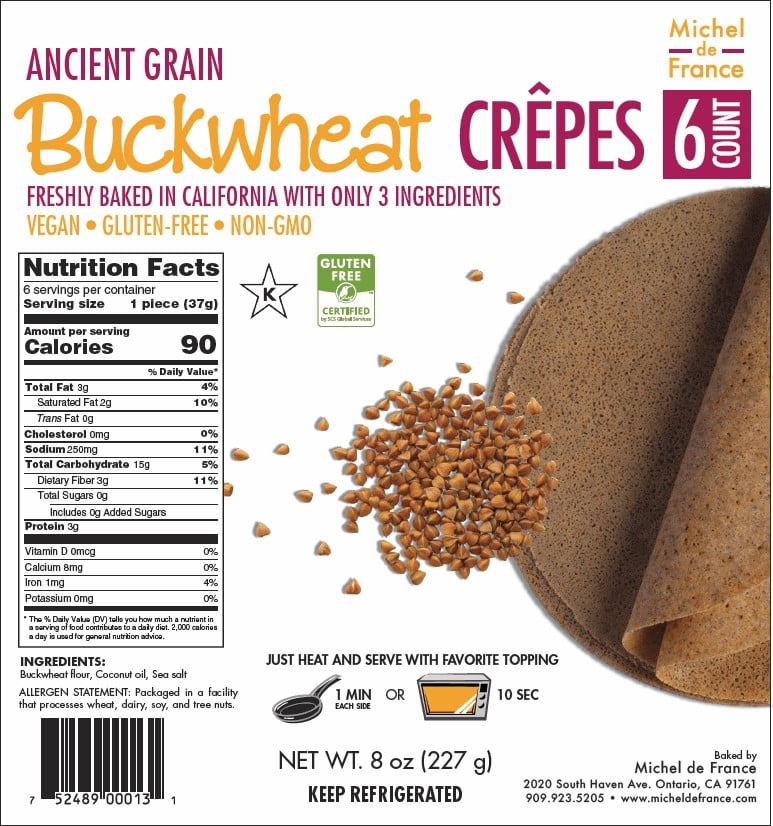 Buy Buckwheat Crêpes Online, Shipped Refrigerated Overnight